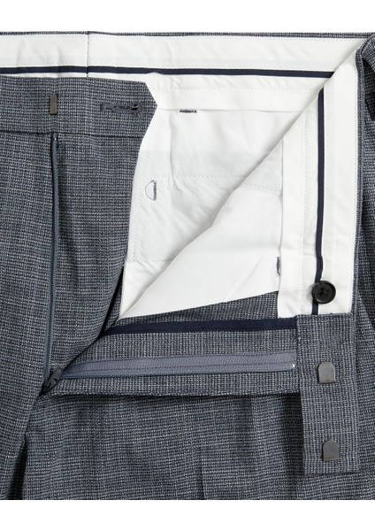 Tailored Fit Dokulu Pantolon