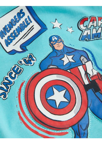 Saf Pamuklu Captain America™ T-Shirt