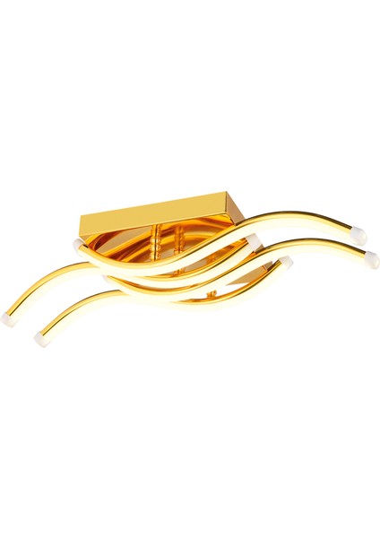 Demba 4000K Gold Plafoyer Modern Mutfak Banyo Salon LED Avize