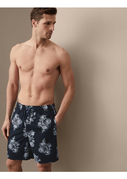 Marks & Spencer Regular Fit Çiçek Desenli Pijama Altı