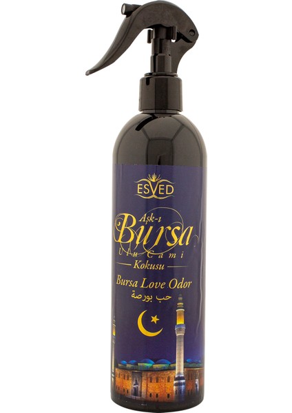 Bursa Ulu Cami Kokusu Oto Kokusu Spreyli Araç Oda ve Ortam Kokusu 400 ml Kalıcı Uzun Ömürlü