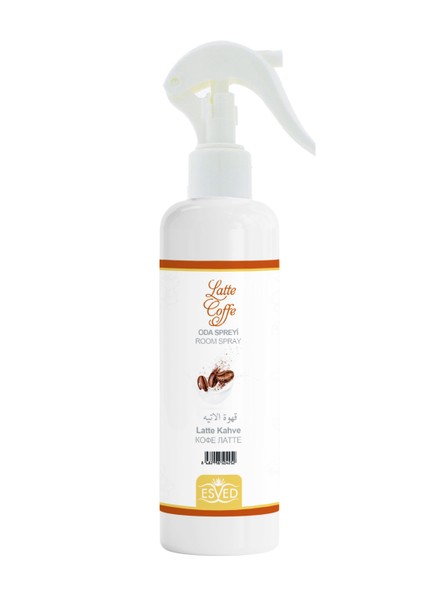 Latte Kahve Kokusu Oto Kokusu Spreyli Araç Oda ve Ortam Kokusu 400 ml Kalıcı Uzun Ömürlü