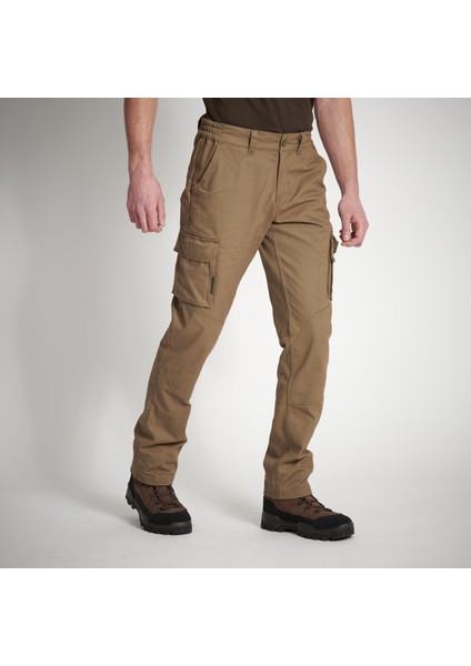 Solognac Erkek Outdoor Pantolon - Avcılık ve Doğa Gözlemi - Bej - 520