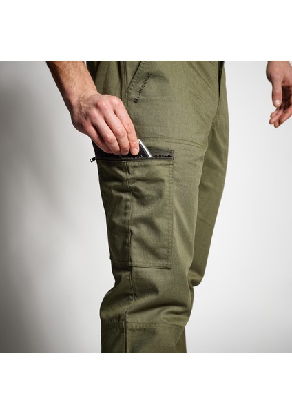 Solognac Erkek Avcılık Pantolonu - Yeşil - Steppe 100 modelleri