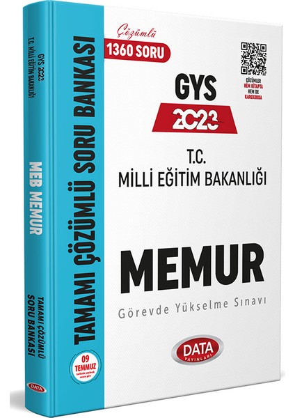 2023 Milli Eğitim Bakanlığı Memur Tamam Çözümlü GYS Soru Bankası