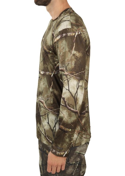 Solognac Avcılık Tişörtü - Treemetic Kamuflaj Desenli - 100 fırsatları