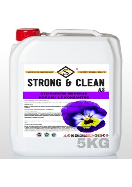 Oto Parfüm Konsantre 1/8 Menekşe Kokulu 5kg