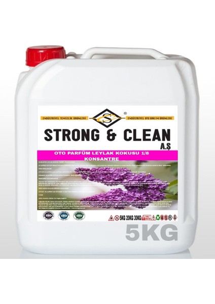Oto Parfüm Konsantre 1/8 Leylak Kokulu 5kg