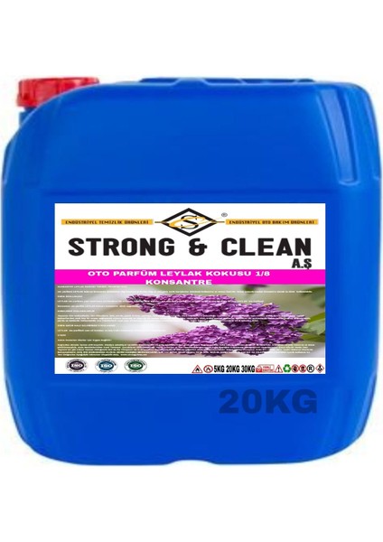 Oto Parfüm Konsantre 1/8 Leylak Kokulu 20KG
