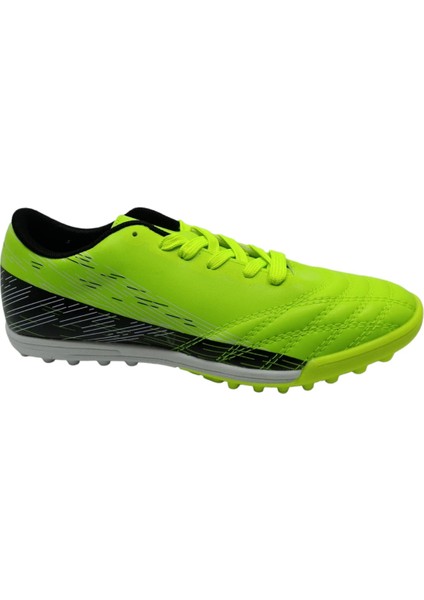 28004 Erkek Neon Yeşil - Siyah Halı Saha Futbol Ayakkabısı