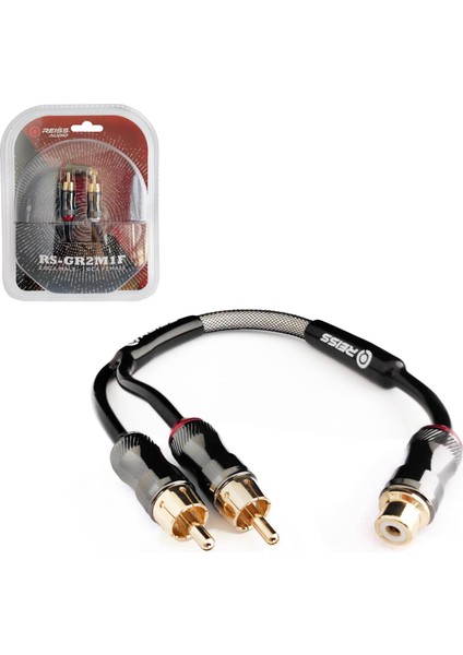 Anfi Y Kablo 2 Erkek 1 Dişi 30CM Gold Reıss RS-GR2M1F