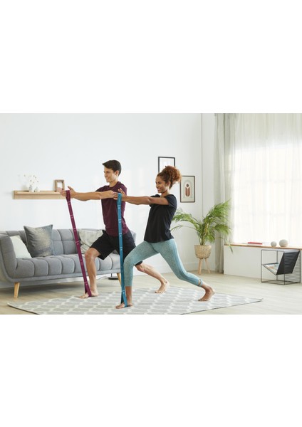 DOMYOS Kumaş Ayarlanabilir Pilates Bandı 10 Kg - Orta Seviye