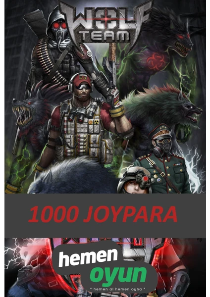 Joygame 1000 Joypara Jp - 350 Wolfteam Nakit Wolf Team