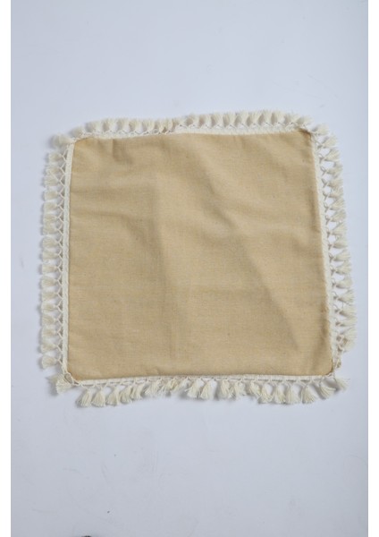 Sarı Ponponlu Kırlent Kırlent Kılıfı 43 x 43 cm fiyatları