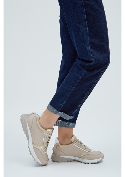 Kadın Derı Sneakers Spor Ayakkabı 383 Z-01 Bn Ayk Y23