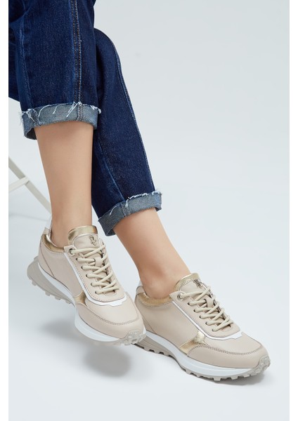 Kadın Derı Sneakers Spor Ayakkabı 383 Z-01 Bn Ayk Y23