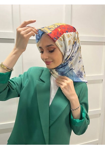 Ipek Koton (Pamuklu) Yaz Serinliği Desenli Eşarp 7801221