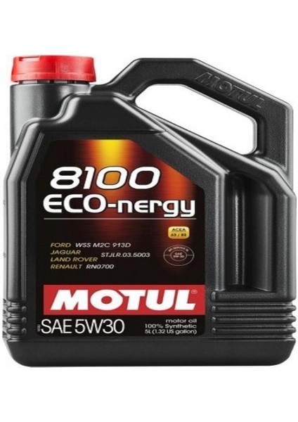 8100 Eco-Nergy 5W-30 4 Lt