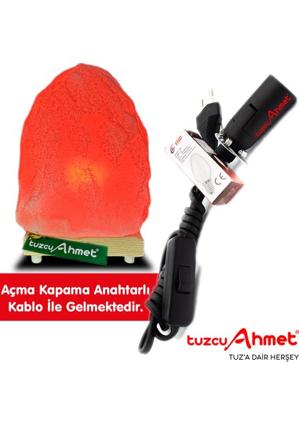 Renk Seçenekli Tuz Lambası Açma Kapama Anahtarlı Kablo