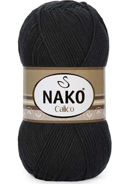 Calico 217 Siyah El Örgü Ipi