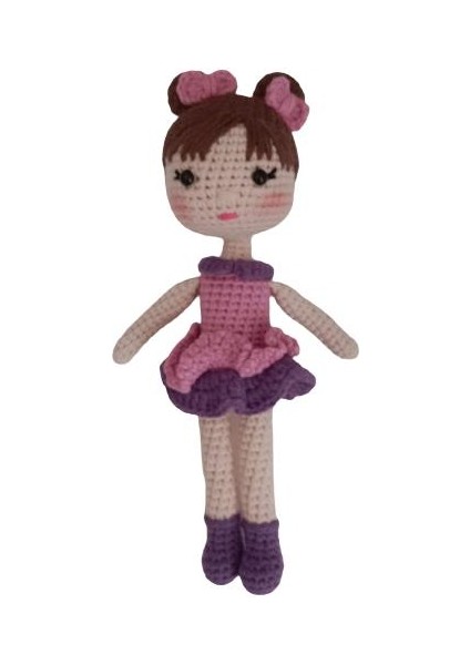 Minyatür Ayşe Bebek Amigurumi Organik Oyuncak