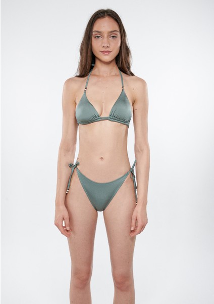 Kadın Üçgen Haki Bikini Üstü 1911508-82048