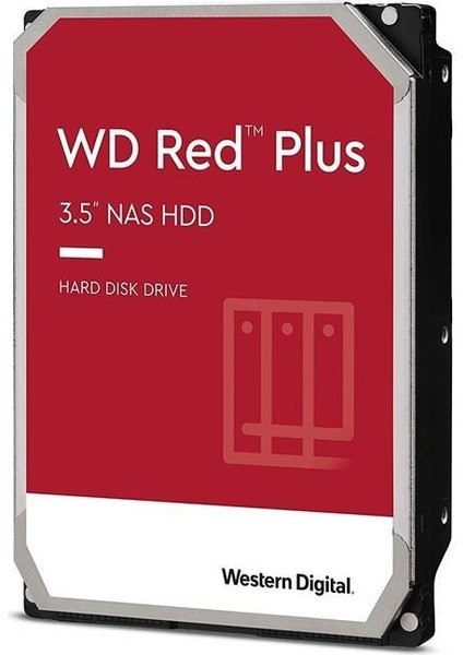 8 Tb Wd 3.5 Red Plus Sata 3 5640RPM 128MB WD80EFZZ (Resmı Dıst Garantılı)