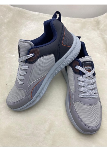 Laciver-Gri Unisex Yürüyüş Ayakkabısı - Lacivert-Gri - 39 - ST01940-LACİVERT-GRİ-39