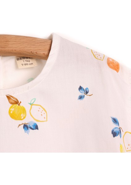 Fruit Season Tshirt-Şort Takım Kız Bebek