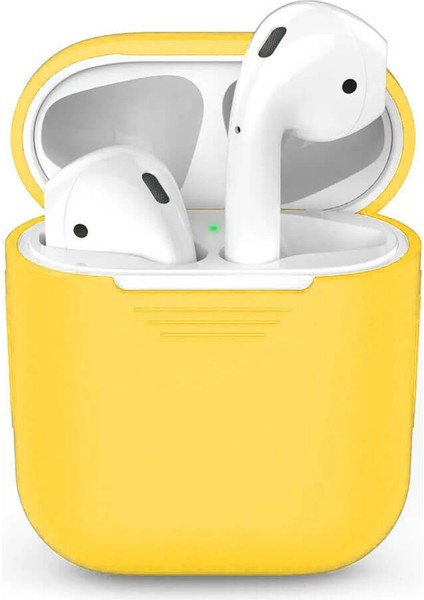 Apple Airpods 1. ve 2. Nesil Uyumlu Silikon Koruma Kılıfı