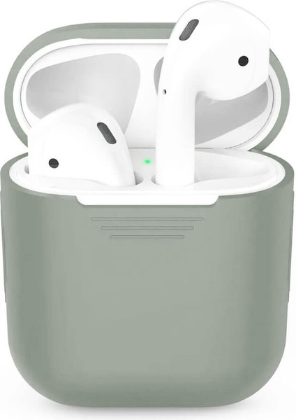 Apple Airpods 1. ve 2. Nesil Uyumlu Silikon Koruma Kılıfı