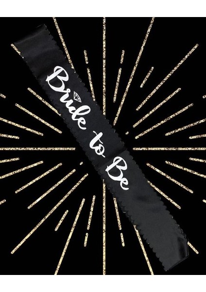 Saten Üzerine “bride To Be” Yazılı Bekarlığa Veda Kuşağı