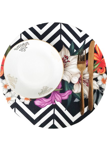 Zambak Desen Amerikan Servis, Kumaş Supla