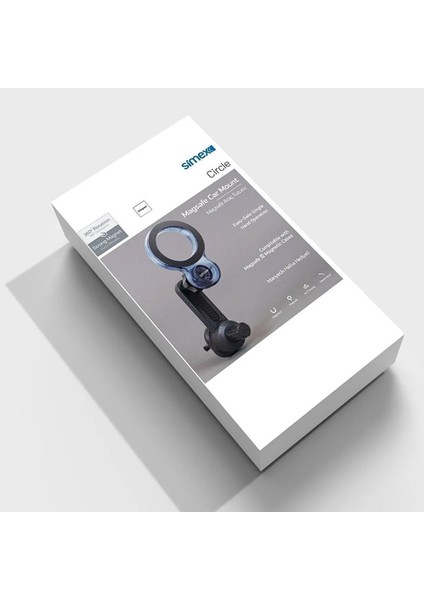 Circle Peteğe Takmalı Magsafe Mıknatıslı Araç Içi Telefon Tutucu ST-204