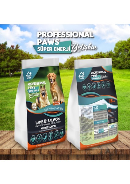 Süper Premium Kuzulu & Somonlu Yetişkin Köpek Maması