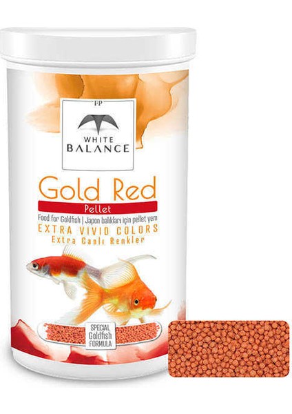 Gold Red Pellets 250 ml