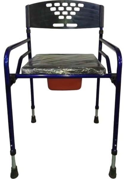 Deri Döşemeli Klozet Mavi