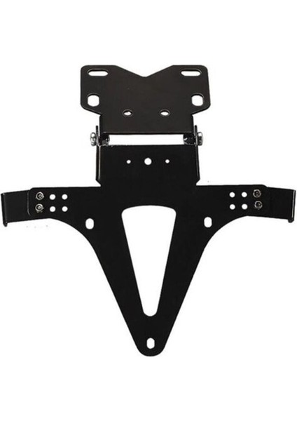 Motosiklet Katlanır Plakalık Sinyal Bağlantılı Siyah