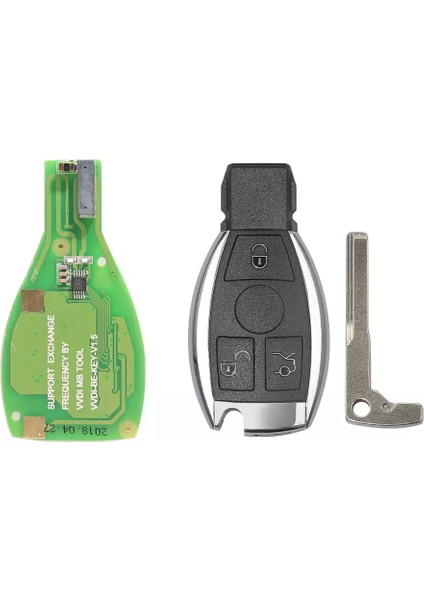 Vvdı Be Key Pro V1.5 Versiyonu ile Akıllı Anahtar Kabı 3 Butonlu, Mercedes Benz Için.