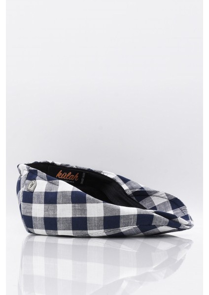 Erkek %100 Pamuk Ekose Şapka Yazlık Kasket - Lacivert indirimleri