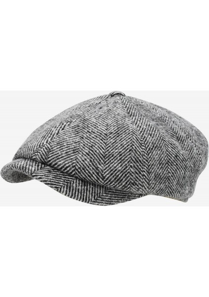 Erkek Siyah Beyaz Yün Balıksırtı Kasket fiyatları