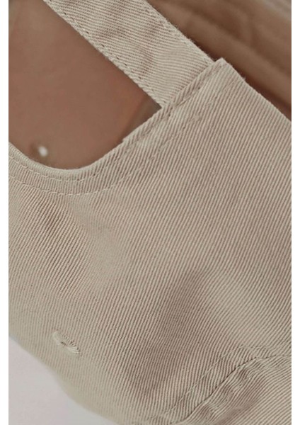 %100 Pamuk Kadın Şapka Cırtlı Gabardin Kep - Bej fiyatları