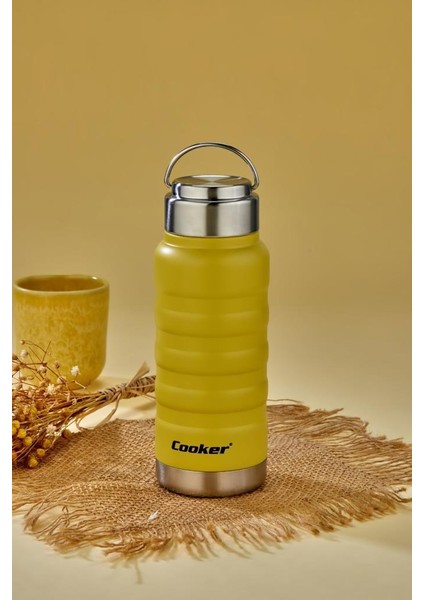 CKR2054 400 ml Renkli Çelik Termos Bordo