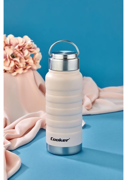 CKR2054 400 ml Renkli Çelik Termos Pembe