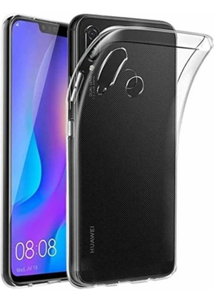 Huawei P40 Lite E Kılıf Ultra Ince Şeffaf Silikon Logis