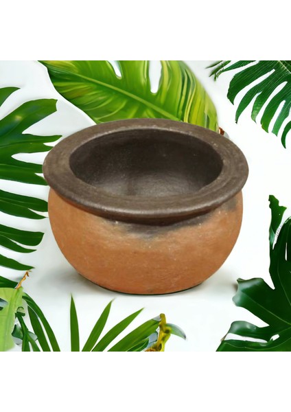 Toprak Dayanıklı Fırınlı Kara Kapaklı Güveç Tencere 20 Cm modelleri