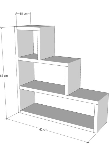 Piramit Duvar Rafı modelleri