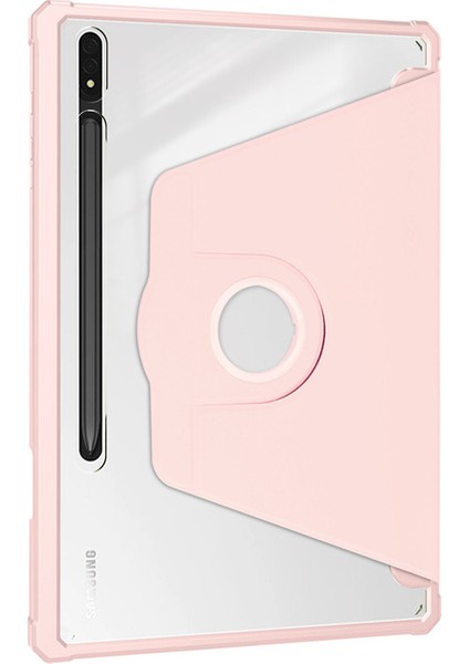 Samsung Tab Galaxy S8 Plus SM-X800 Kalem Bölmeli Dönebilen Standlı Sağlam Kılıf Fonksiyonlu fiyatları