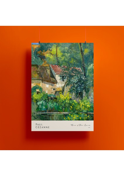 Paul Cézanne Pere Lacroix Evi Posteri Çerçevesiz