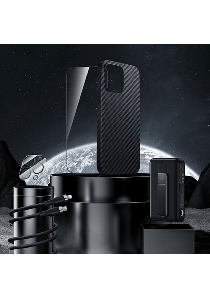iPhone 14 Pro Max Benks Grand Combo Yeni 5in1 Aksesuar Seti Kılıf-Ekran-Lens Koruyucu-Kablo-Powerbnk modelleri